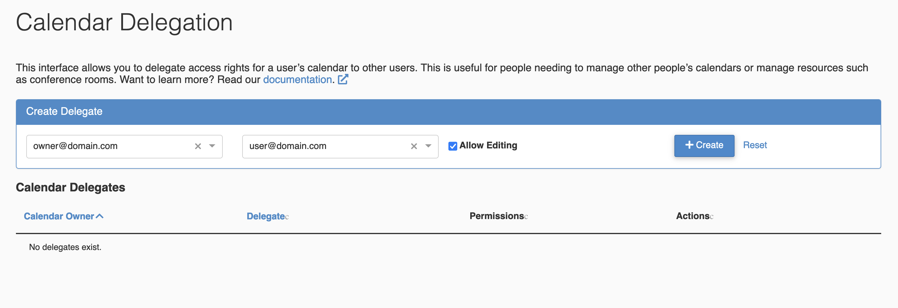 How to set up a delegated calendar in cPanel ? Heberjahiz