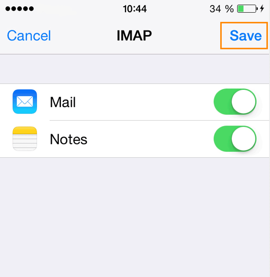 iPhone : iOS 7 - Account Setup Complete