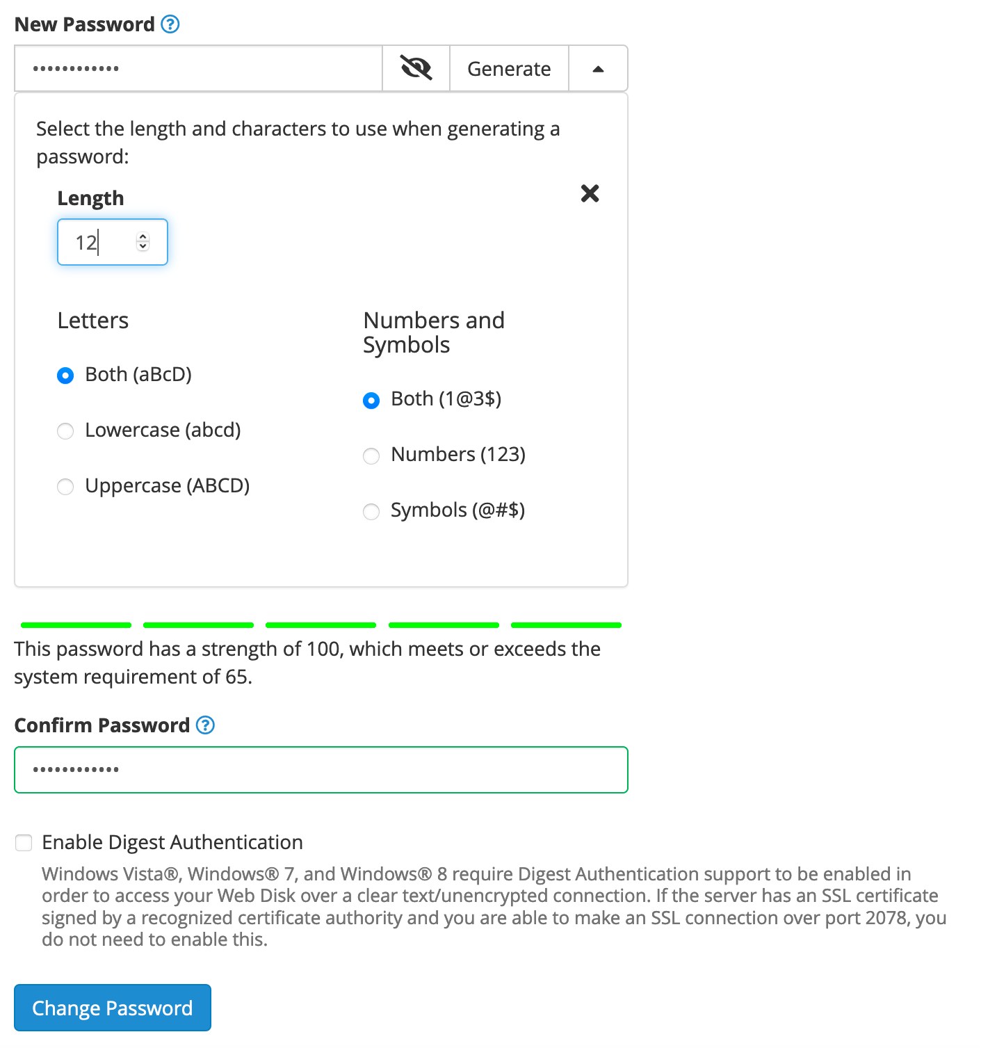 WHM : Set New WHM Password