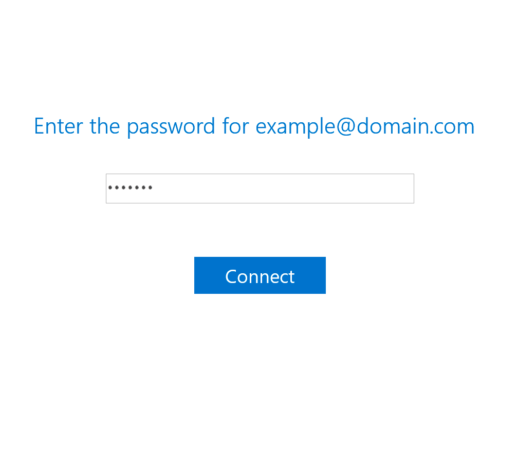 Windows : Outlook 2016 - Account Password