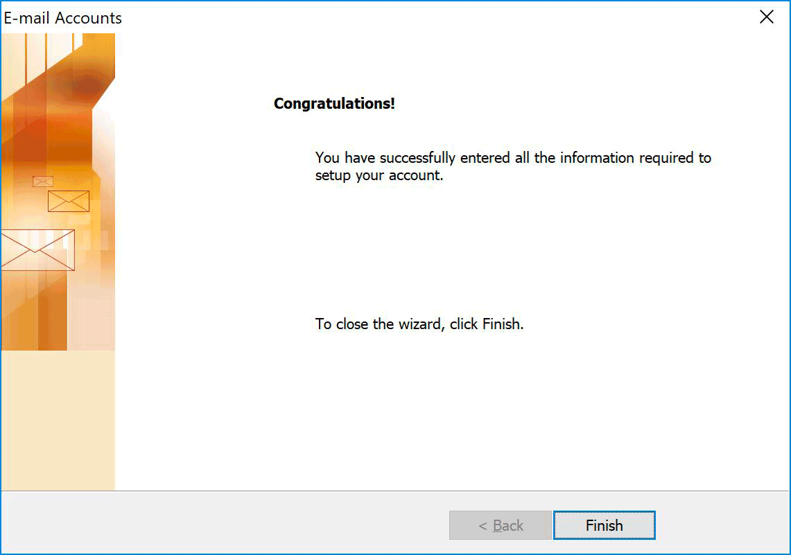 Windows : Outlook 2003 - Setup Complete