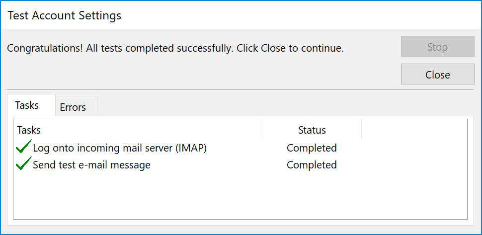 Windows : Outlook 2013 - Setup Complete
