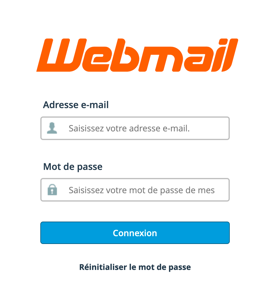cPanel : Connexion Webmail