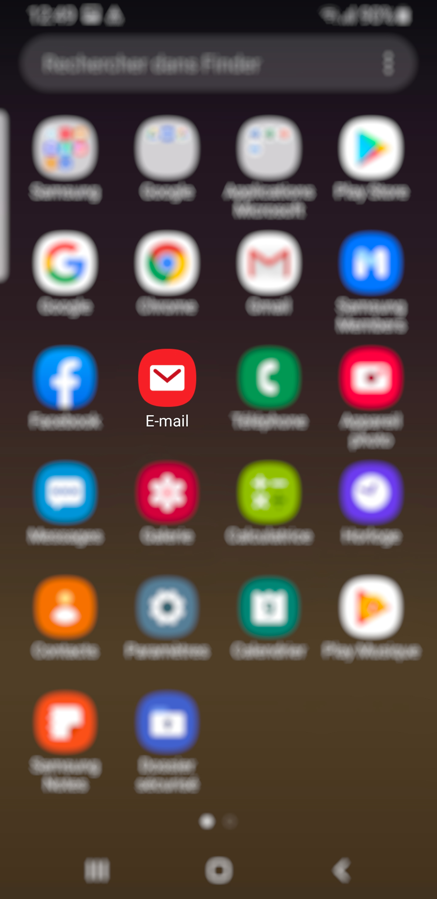 Android 5 : Application Email