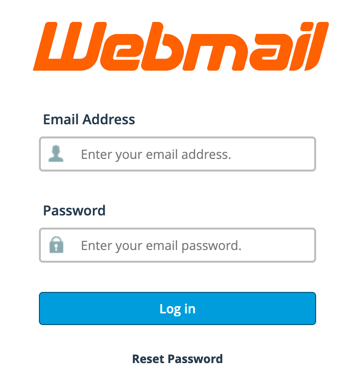 Webmail : Login