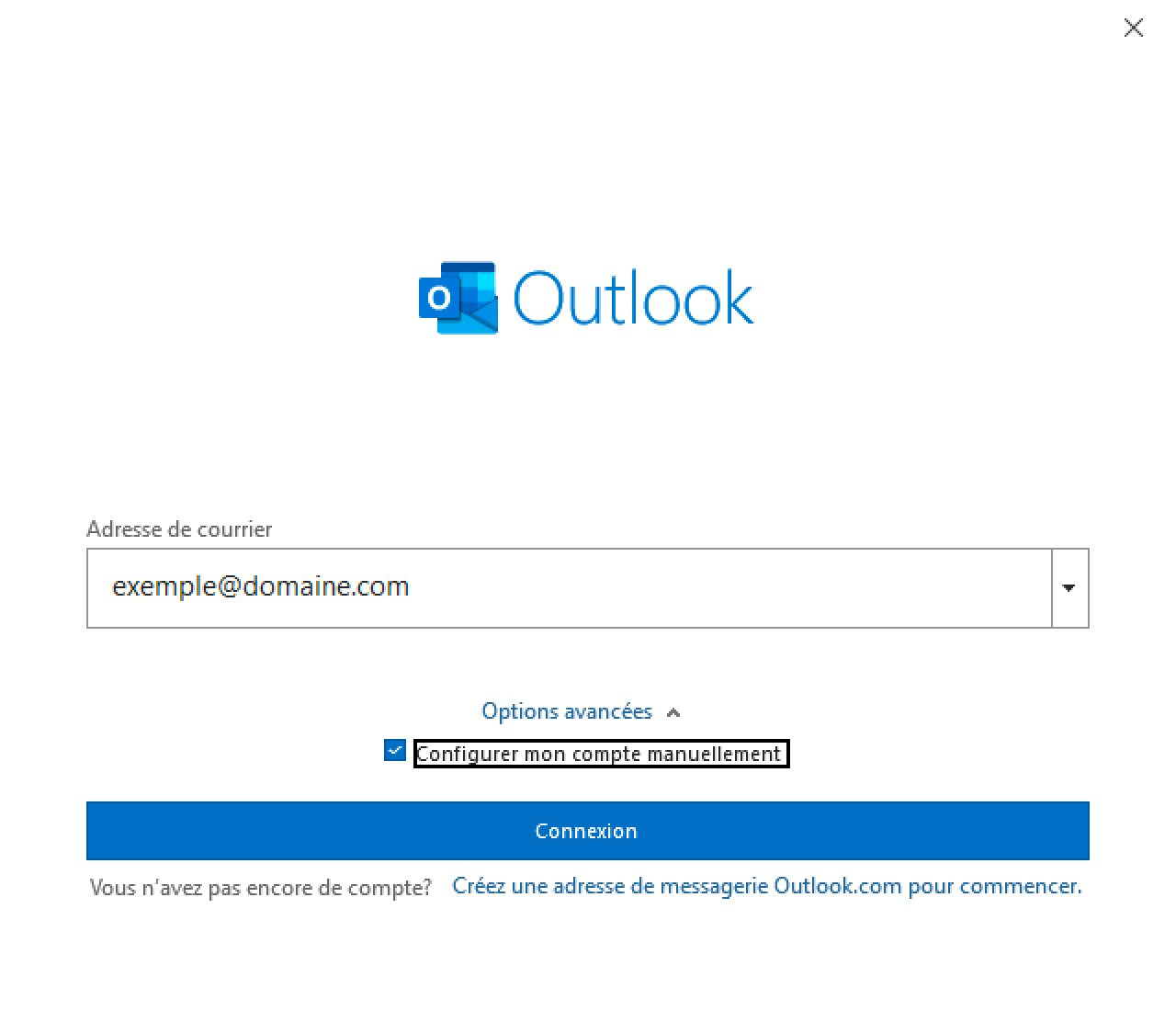 Outlook 365  : Ajouter un compte